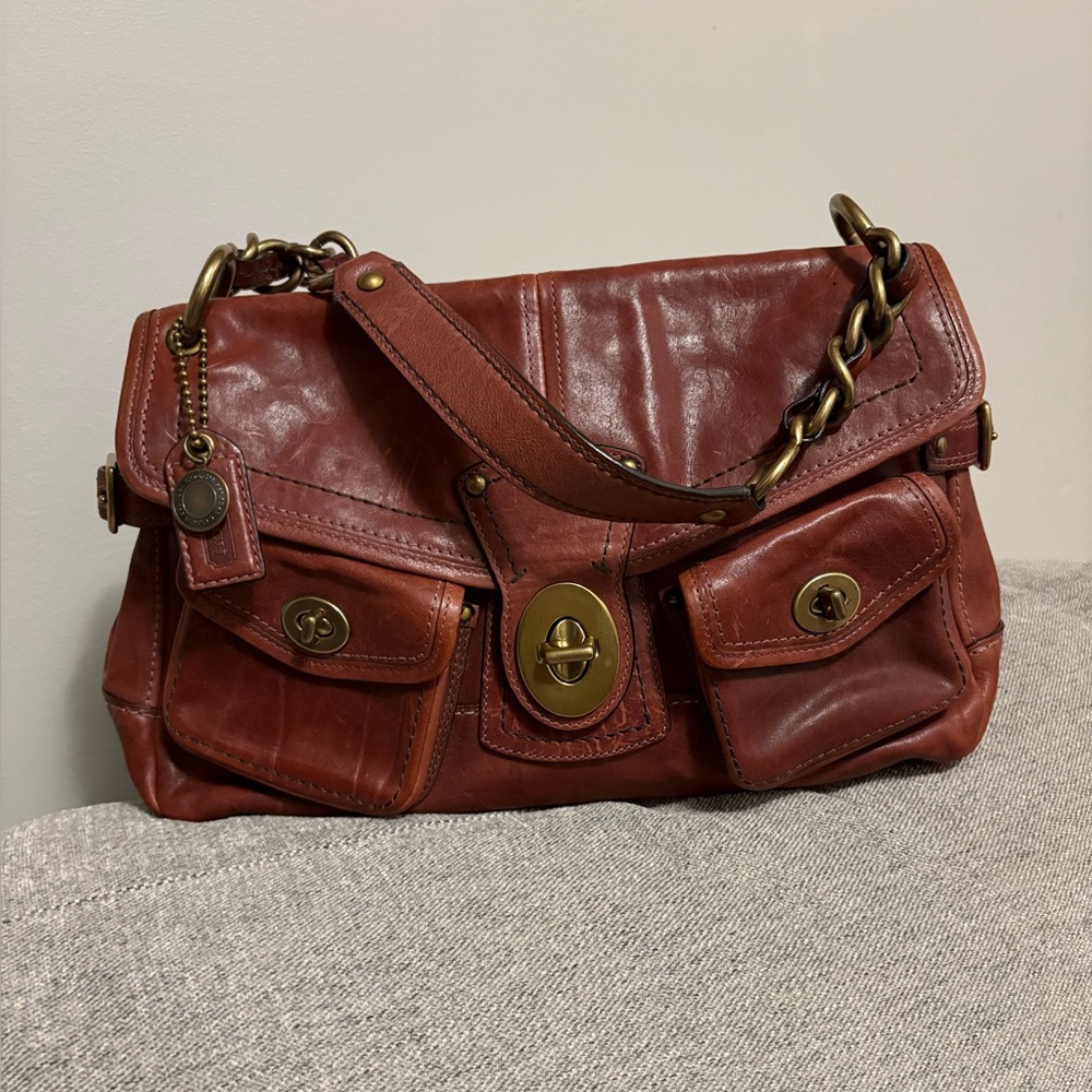 Coach Legacy vintage Leigh Bag RAISIN